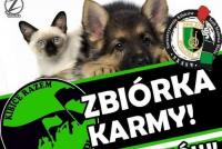 Kibice Stali Stalowa Wola organizują zbiórkę karmy dla psów i kotów