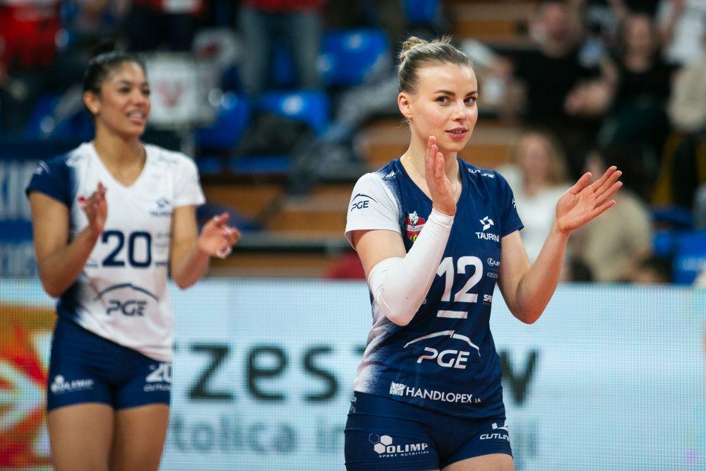 Aleksandra Szczygłowska została wybrana MVP w pierwszym meczu 1/4 finału play-off (fot. PGE Rysice Rzeszów)
