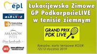 WIDEO: Łukacijewska Zimowe GP PodkarpacieLIVE w tenisie 2019 [TRANSMISJA NA ŻYWO]
