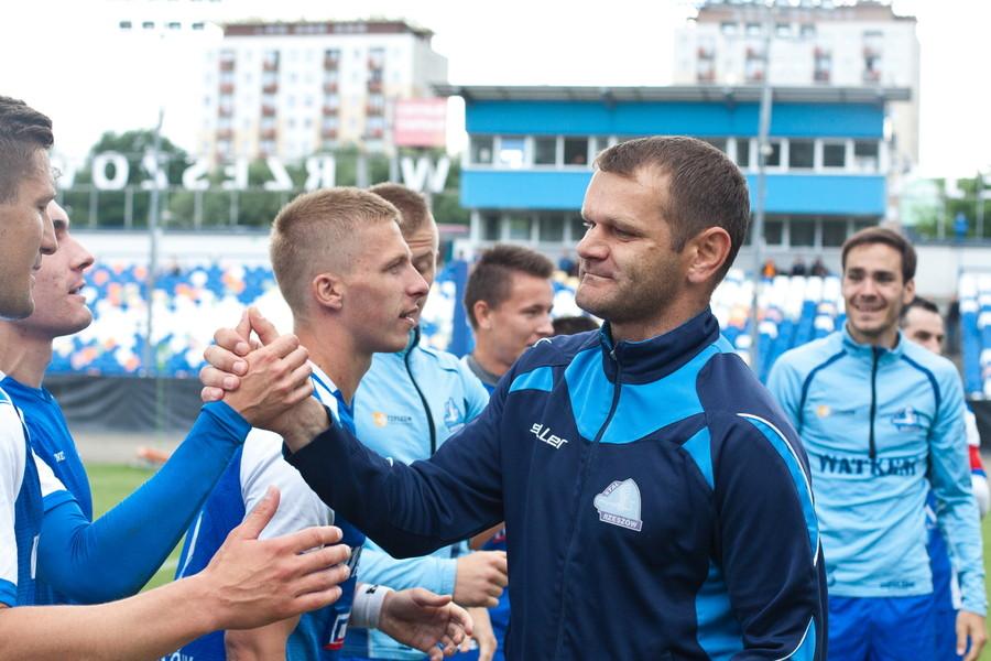 Arkadiusz Baran pożegnał się z kolegami z drużyny. (fot. stalrzeszow.pl)