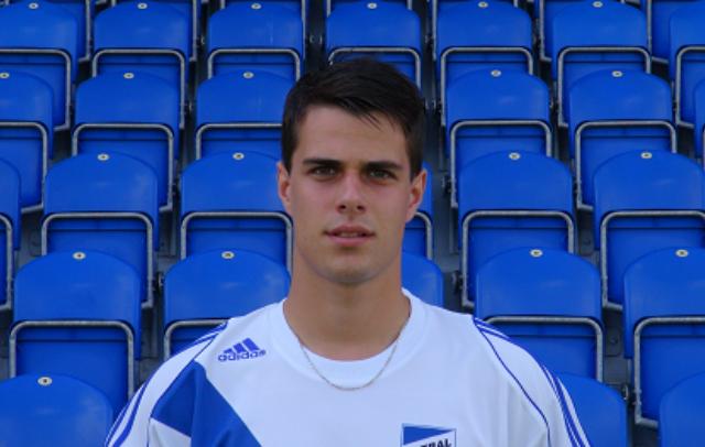 David Musiol jest pierwszym piłkarzem testowanym przez Stal Mielec (fot. MFK Frydek-Mistek)