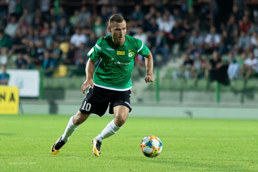 Dawid Flaszka może zostać piłkarzem Podhala Nowy Targ. (fot. GKS Bełchatów)