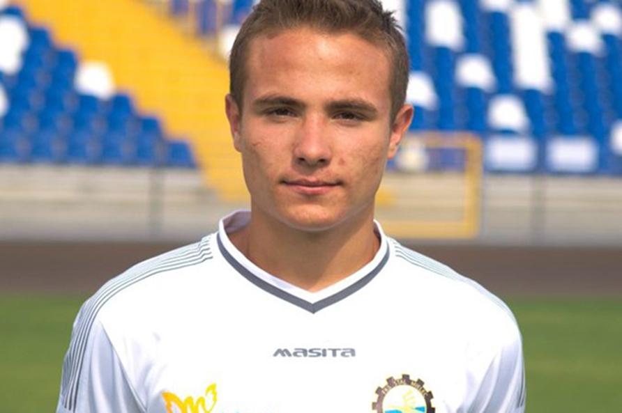Grzegorz Płatek (na zdjęciu) zdobył obydwa gole dla juniorów Stali Mielec w dzisiejszym spotkaniu (fot. stalmielec.com)
