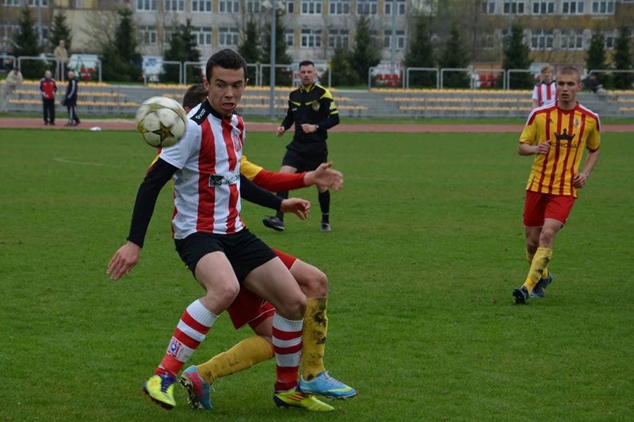 Karol Skuba to zawodnik SMS-u Resovia. Teraz został wypożyczony do Wólczanki Wólka Pełkińska (fot. smsresovia.pl)