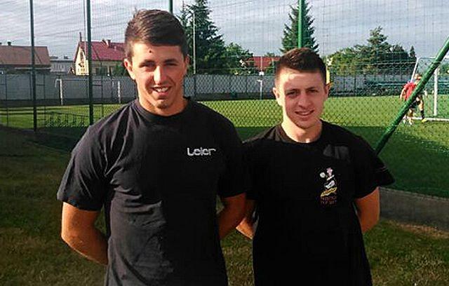 Obydwaj piłkarze występowali w Wolanii już w ubiegłej rundzie na zasadzie wypożyczenia (fot. lkswolania.pl)