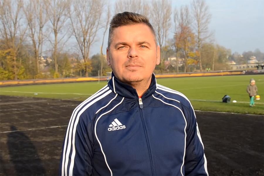 Na zdjęciu trener Mariusz Sawa.