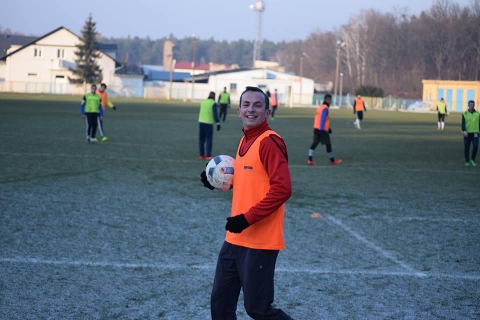 Jedną z bramek dla Stali Nowa Dęba zdobył Karol Wilk (fot. facebook.com/stalnowadeba)