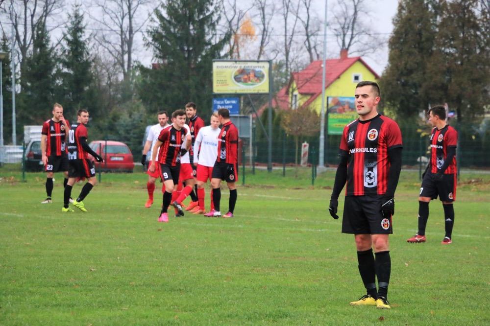 Gracze Wólczanki Wólka Pełkińska stracili trzy gole, ale zdobyli aż sidem (fot. Natalia Styś)