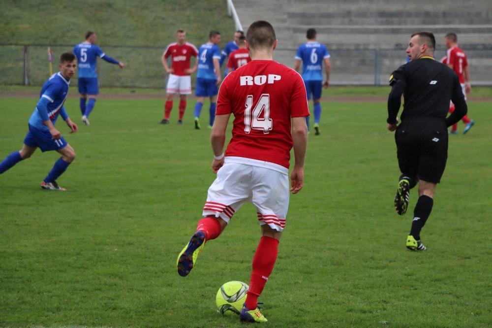 Kacper Rop zdobył dwa gole dla KS-u Wiązownica (fot. archiwum).