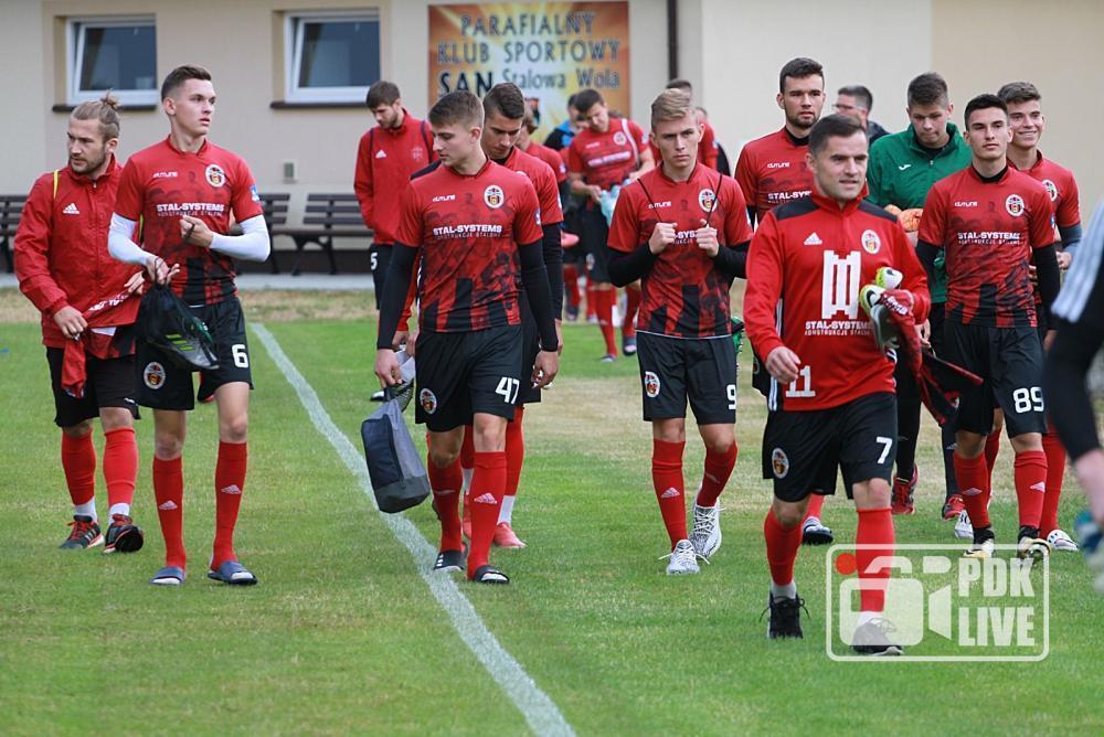Po szalonym meczu w Tarnobrzegu to Wólczanka cieszyła się z trzech punktów (fot. Radosław Kuśmierz)