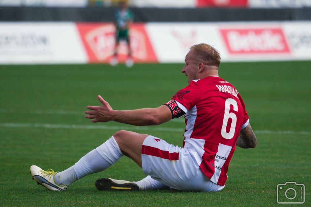 Resovia przegrała z Olimpią Grudziądz i odpadła z Pucharu Polski (fot. P. Golonka/ Resovia)