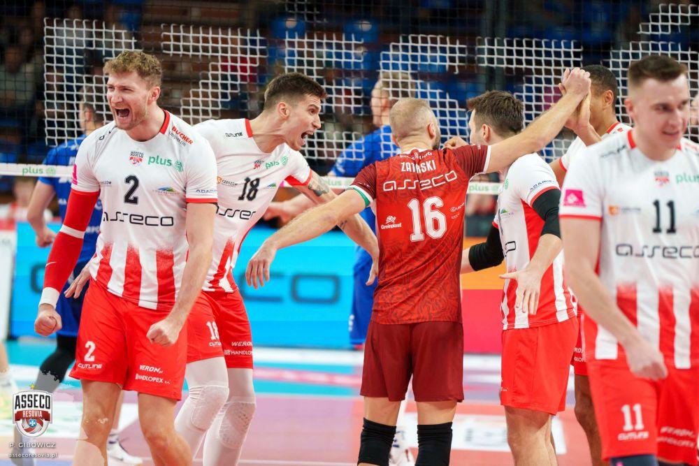 Asseco Resovia pokonała Trefla Gdańsk (fot. P. Gibowicz/ Asseco Resovia)