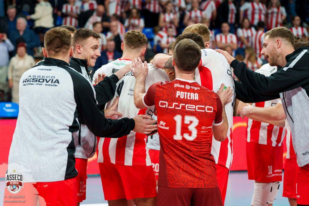 Asseco Resovia pokonała PSG Stal Nysa na start rundy rewanżowej (fot. archiwum/ P. Gibowicz/ Asseco Resovia)