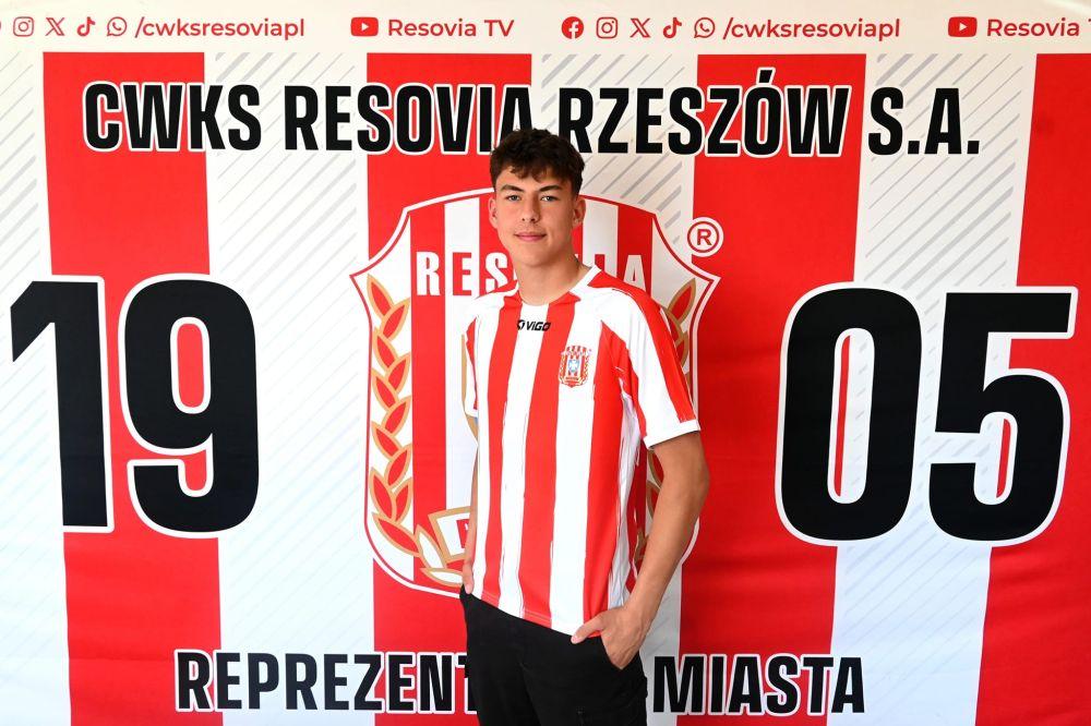 Jakub Tetyk nowym bramkarzem Resovii (fot. Resovia)