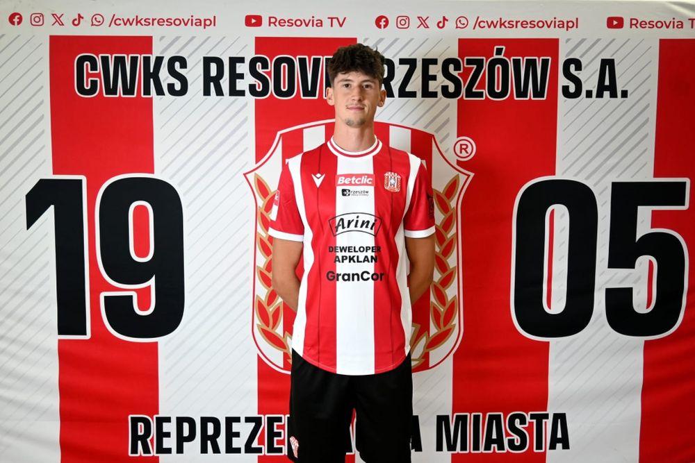 Damian Kotecki został włączony do pierwszej drużyny Resovii (fot. Resovia)