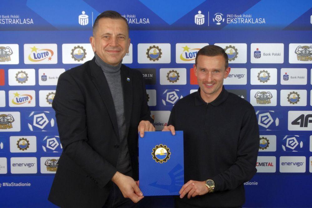 Maciej Domański zostaje w Stali Mielec (fot. FKS Stal Mielec S.A.)