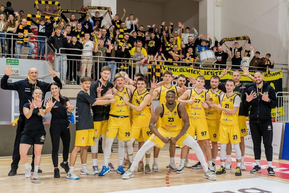 Muszynianka Sokół Łańcut pokonał Enea Basket Poznań (fot. Muszynianka Sokół Łańcut)