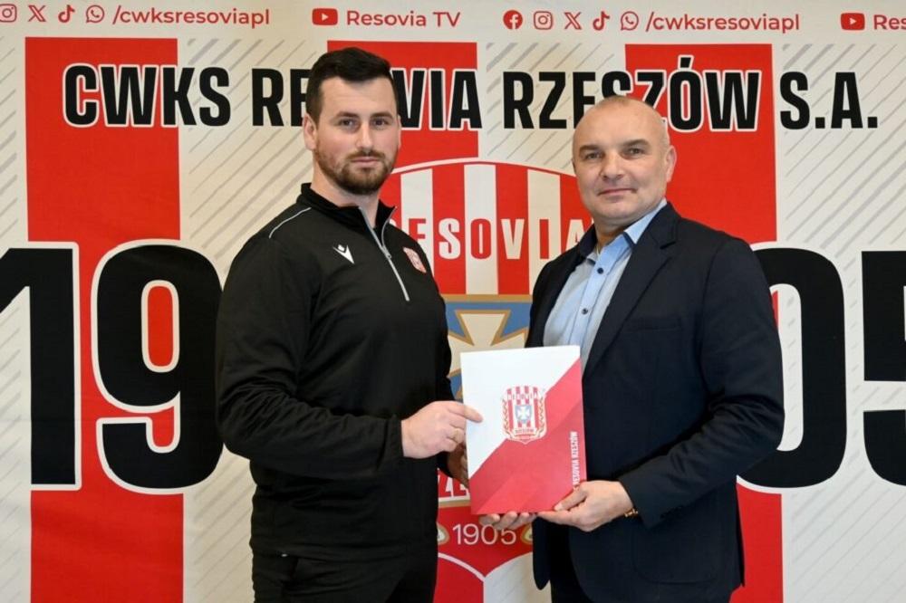 Aleksander Adamus będzie teraz pracował w Resovii. (fot. Resovia)