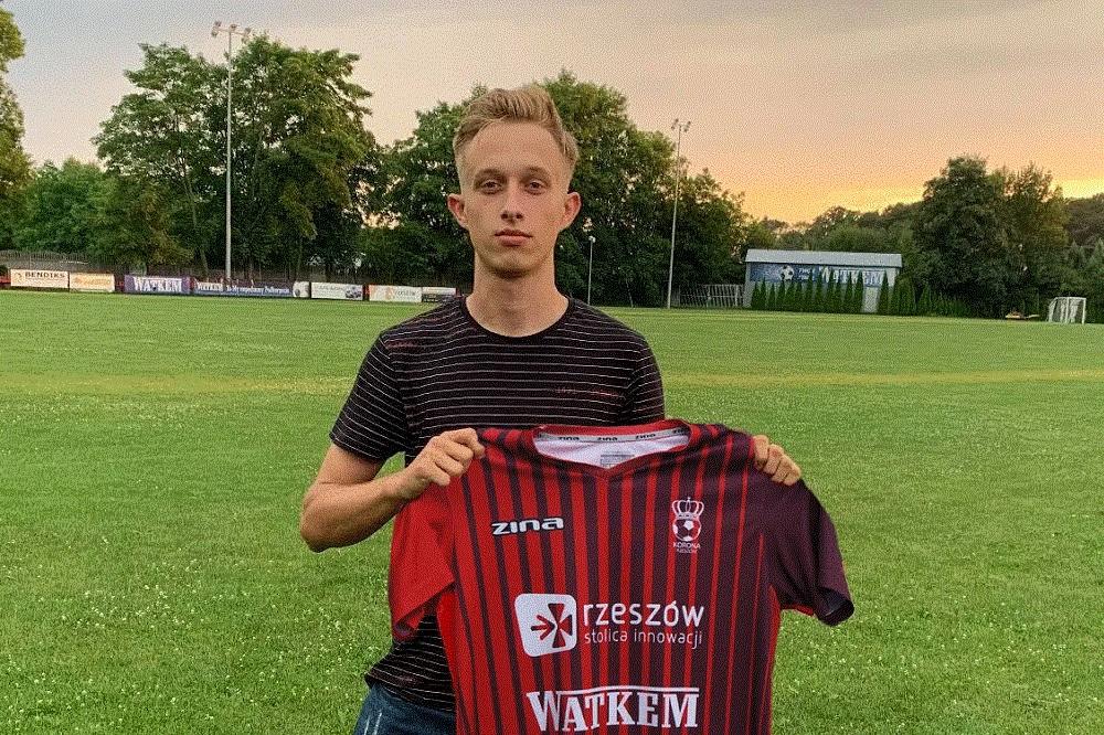 Karol Nieckarz będzie grał w WATKEM Koronie Rzeszów w przyszłym sezonie. (fot. Kuba Noworól)