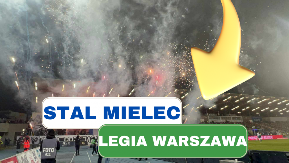 Legia Warszawa na wyjeździe w Mielcu! [KIBICE, OPRAWA]