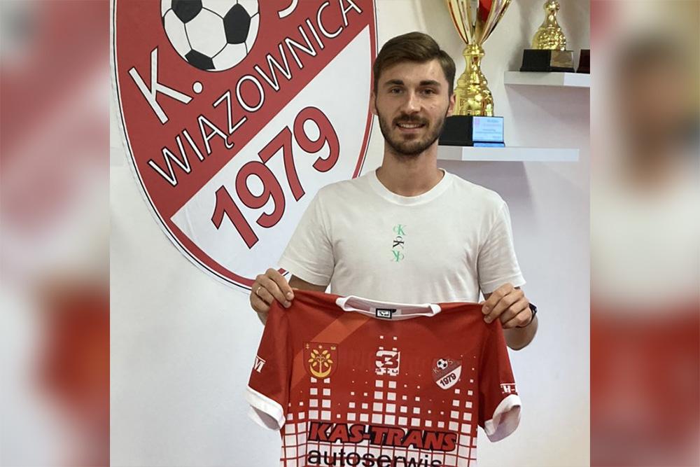 Patryk Zieliński przeniósł się z Wieczystej Kraków do KS-u Wiązownica (fot. twitter.com/ks_wiazownica)