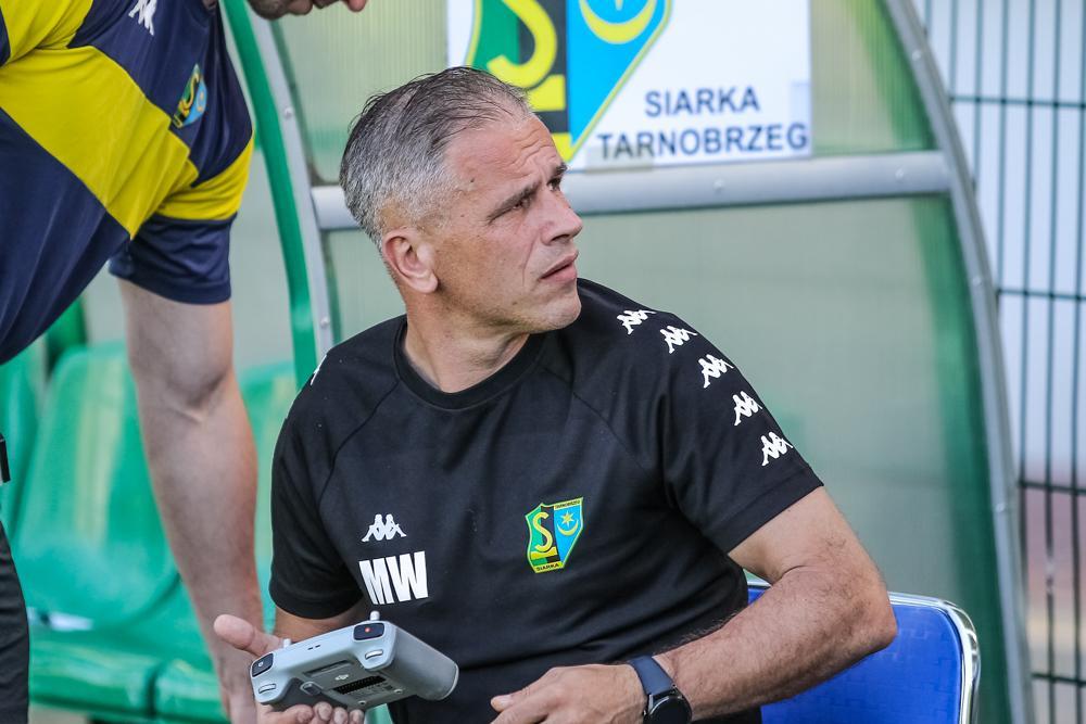 Na zdjęciu Wacław Maciosek, II trener Siarki Tarnobrzeg (fot. Radek Kuśmierz)
