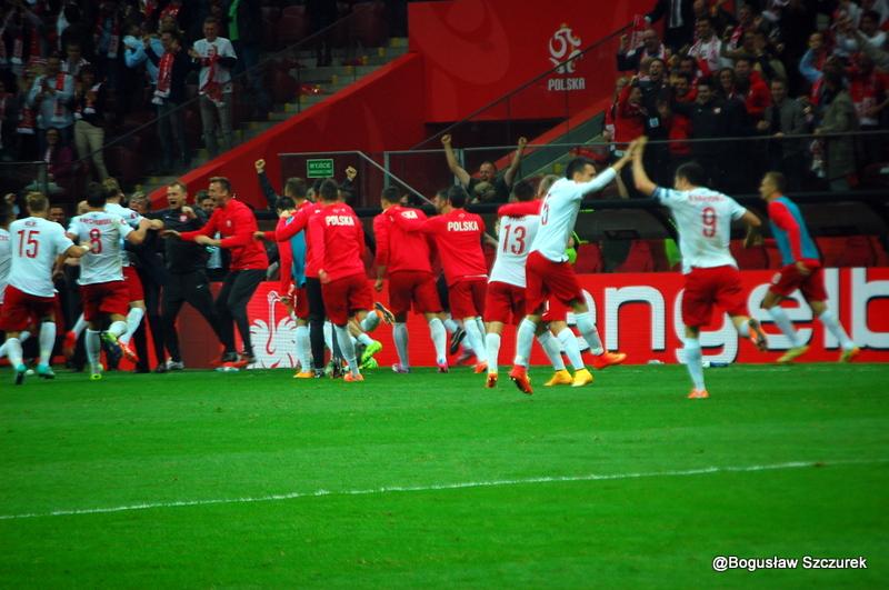 Reprezentacja Polski odniosła historyczne zwycięstwo z Niemcami w meczu el. mistrzostw Europy 2016. Biało-czerwoni wygrali 2-0 po golach Arkadiusza Milika i Sebastiana Mili (fot. Bogusław Szczurek)