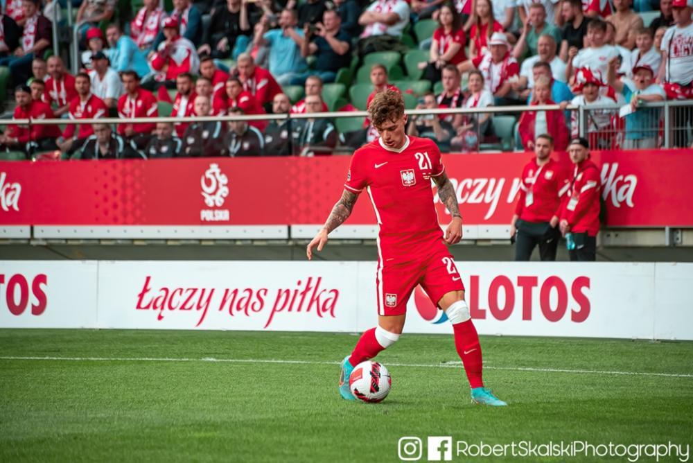 Nicola Zalewski zapewnił Polakom zwycięstwo w meczu ze Szkocją (fot. Robert Skalski)